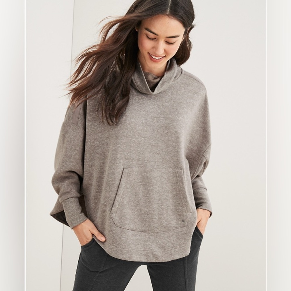 Prana Pancho Style Brown Sweater